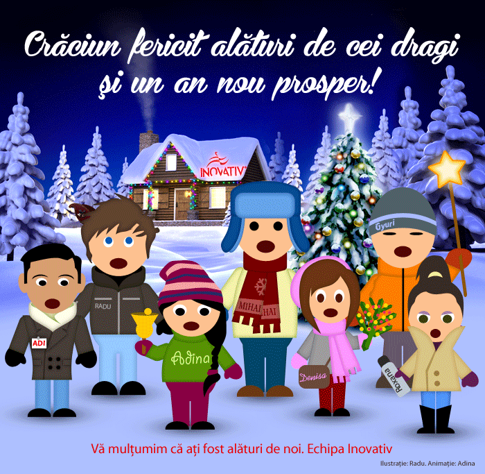 Felicitare animata Inovativ 2013